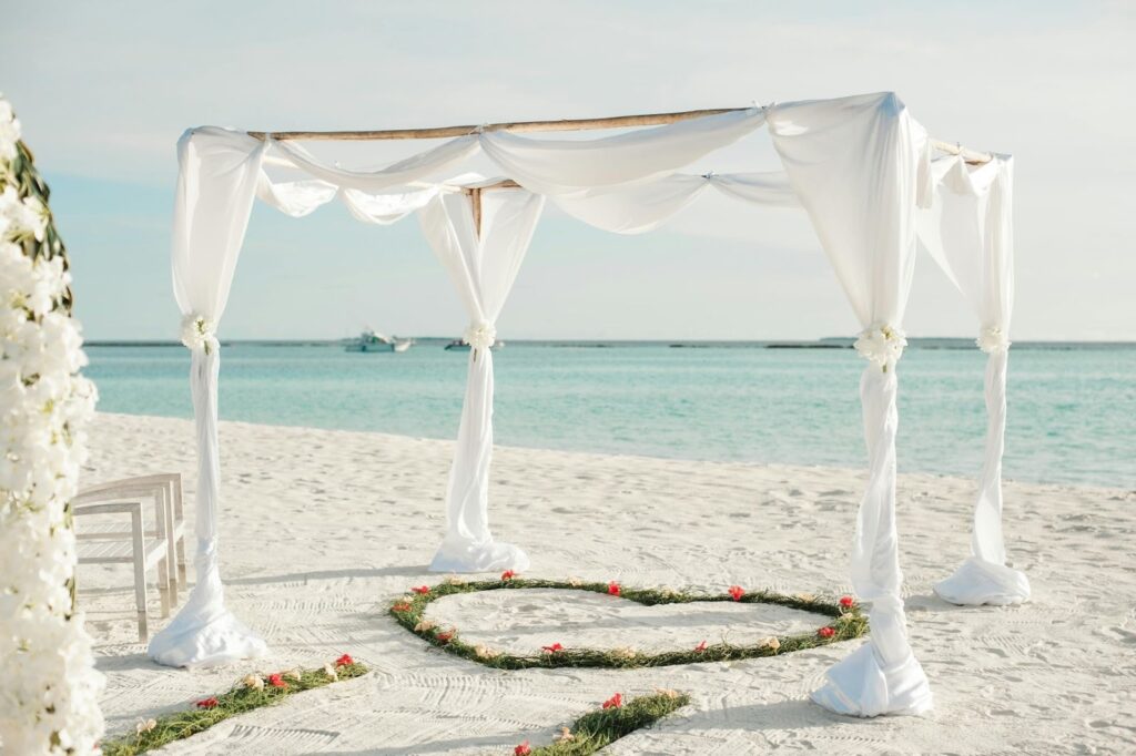 wedding destination backdrop