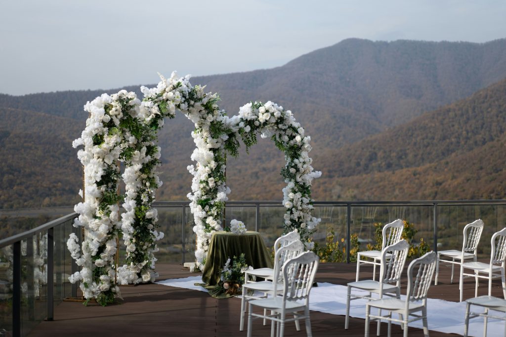 white color of the year wedding